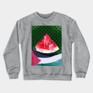 Watermelon for Palestine Crewneck Sweatshirt